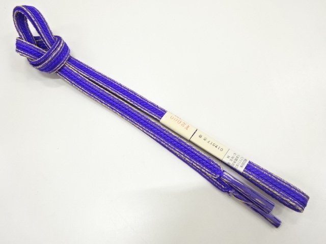 未使用品　正絹　手組帯締め